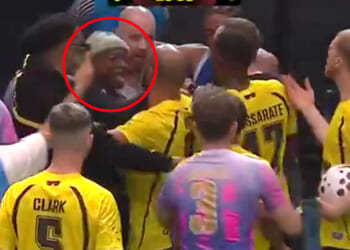 Arsenal legend Ian Wright forced to break up huge fight at Baller League with Celebrity Traitors star involved