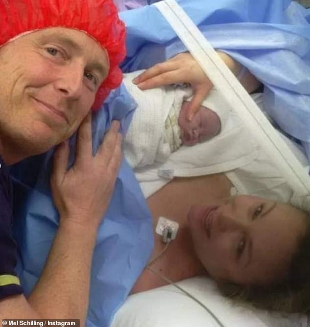 Gareth added: 'In her final moments, when I thought cancer had taken away her ability to speak, she ushered me closer and whispered a message for Maddie and me that will sustain me for the rest of my life' - pictured with Gareth and daughter Maddie, who is now aged 10