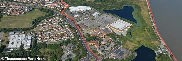 Thamesmead, near the Thames, in Greenwich, is earmarked for 15,000 homes over the next 30 years