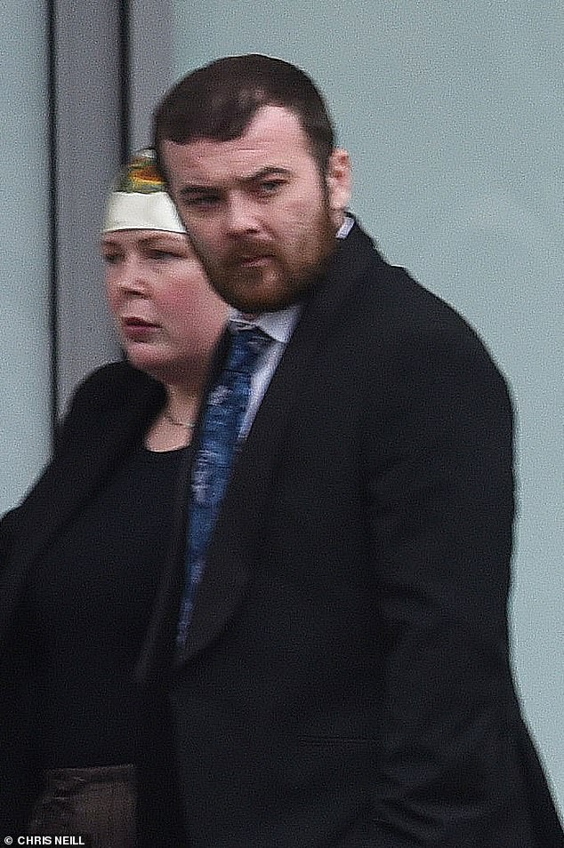 Garner (pictured arriving at Liverpool Crown Court for his trial) claimed the dog had never shown any aggression, jurors were told