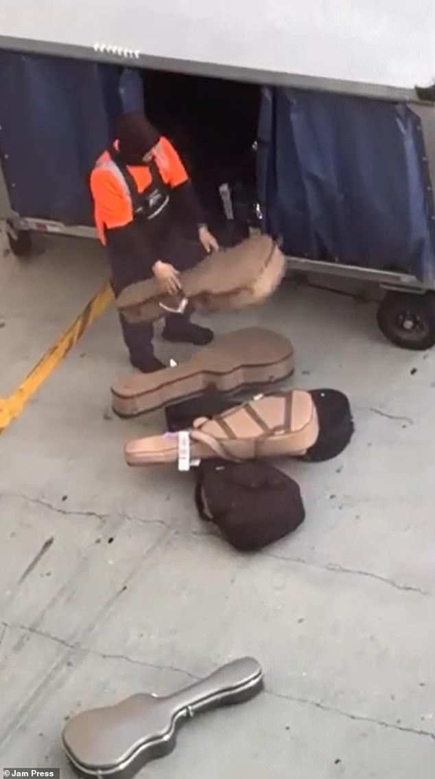 Nick Ruiz filmed the airport employee an uploaded the footage to TikTok. The now viral video has garnered over 4 million views and over 365,000 likes