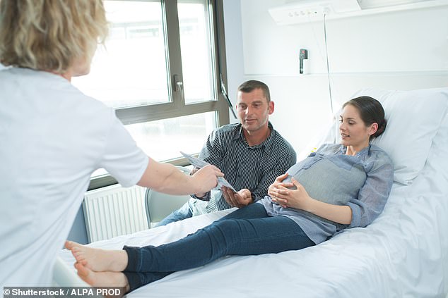 Nurse Kim shared the top five blunders she has seen from partners of women in labor (stock image)
