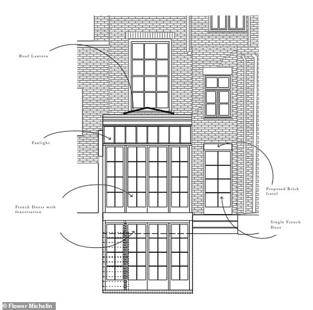 Ms Mance wants to merge her four-storey Georgian maisonette with a separate basement flat to create one sprawling family home