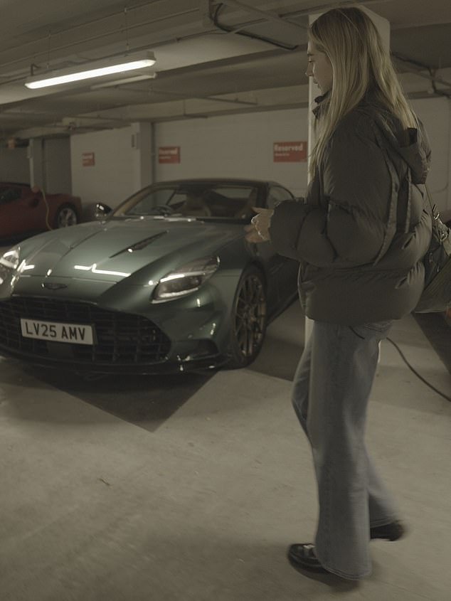 Rami took me down into a labyrinthine car park (pictured) beneath a department store. Alongside rows of Ferraris and limousines, there is a small, official bike depot