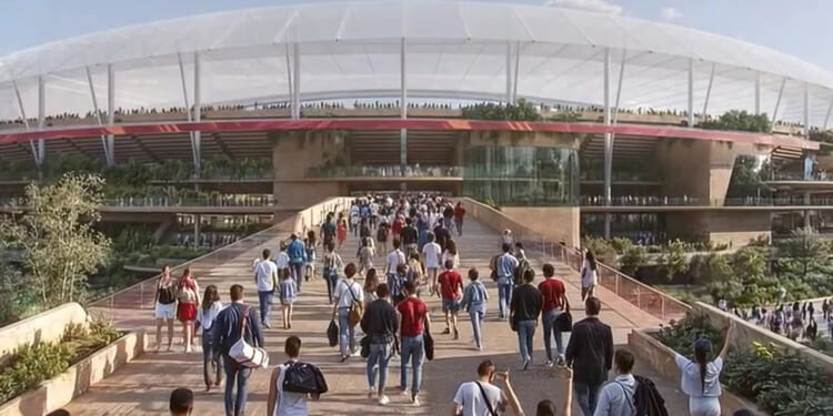 First look inside 63,000-seat Olympic stadium with staggering new arena expected to cost nearly £2BILLION