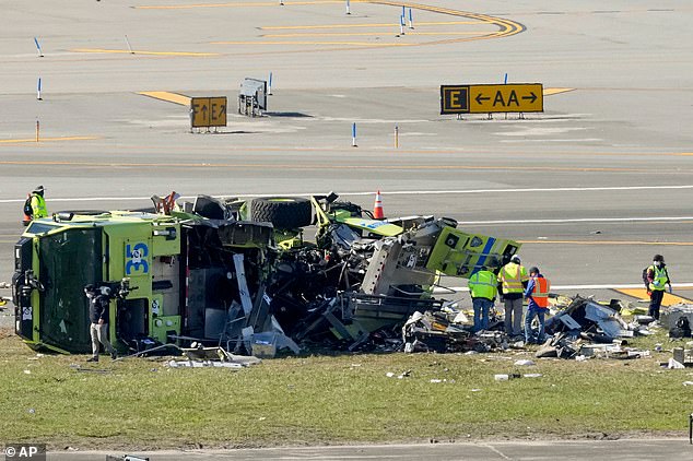 National Transportation Safety Board investigators are also looking into the possibility that the firetruck (pictured) did not have a working transponder