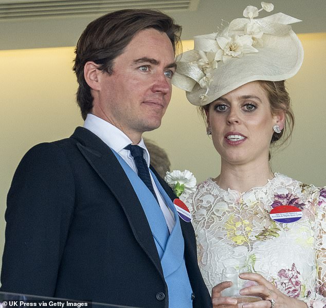 Fergie and Andrew's daughter Beatrice with her husband Edoardo Mapelli Mozzi