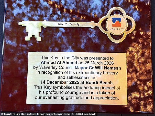 Mr Al Ahmed was presented the awards on Wednesday night