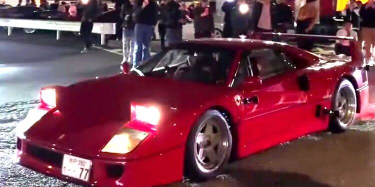Lewis Hamilton casually rocks up at car meet and finally gets his hands on Ferrari he has always dreamed of owning