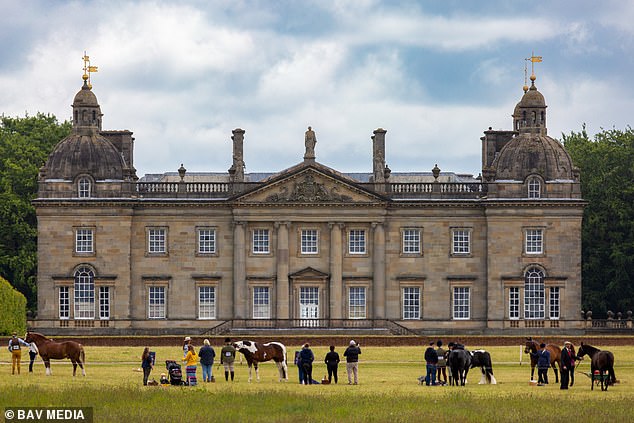 Houghton Hall in Norfolk where the Marquess and Marchioness of Cholmondeley. The stately home is situated just one-and-a-half miles from Kate and William's home at Anmer Hall