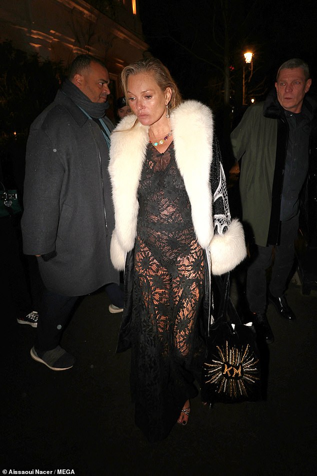 Kate, 52, famously celebrated her 50th birthday at the Laurent restaurant in The Ritz Paris in January 2024, (pictured) and Lila admitted she took over a bit during the night singing Valerie multiple times