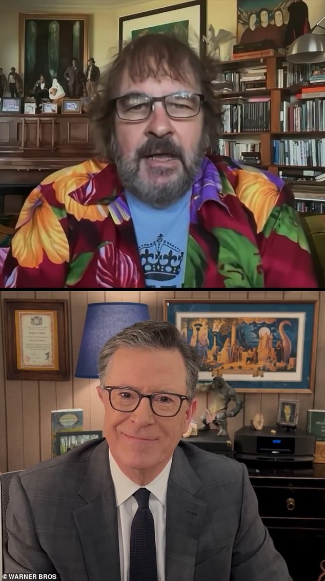 The announcement came on Tuesday night via Warner Bros. studio's various social media platforms, with Jackson joining Colbert for a video call. The film is currently titled The Lord of the Rings: Shadows of the Past