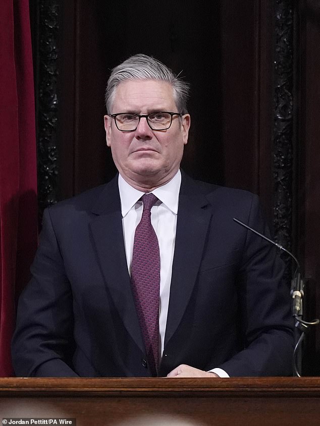 Prime Minister Sir Keir Starmer during the Enthronement Ceremony installing Dame Sarah Mullally