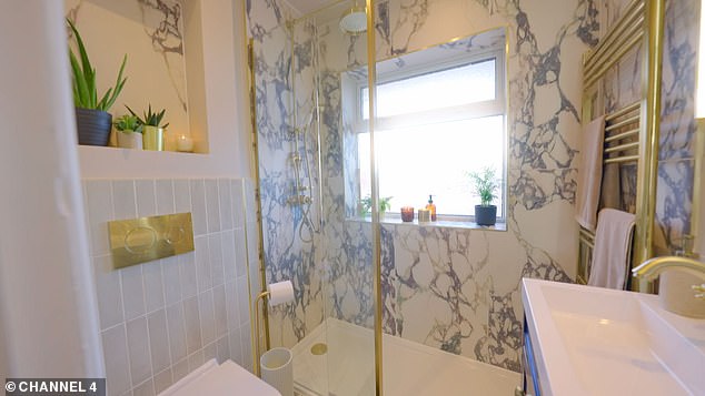 AFTER: Presenter Sarah advised that the couple go bold with their interiors