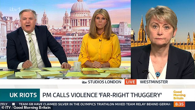 Complaints from viewers of GMB erupted when Balls interviewed his own wife - former Home Secretary Yvette Cooper - after she made an appearance on the programme in August