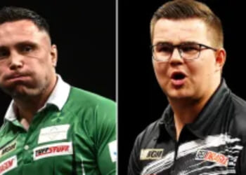 Savage Gerwyn Price hopes Gian van Veen 'can't throw darts' after world No3 was hospitalised with kidney stones