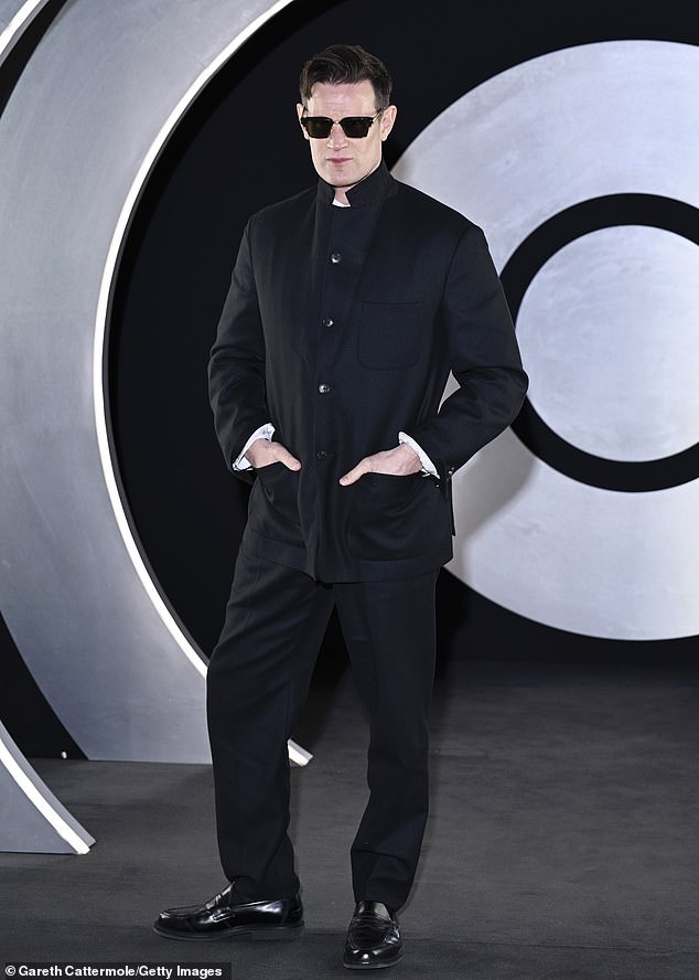 Matt Smith cut a stylish figure for the occasion