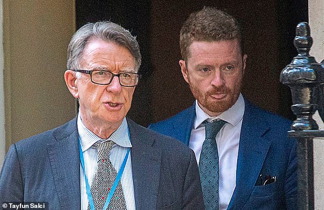 McSweeney had recommended Peter Mandelson's appointment (Both pictured on June 23, 2025) - and played an active role in the vetting process