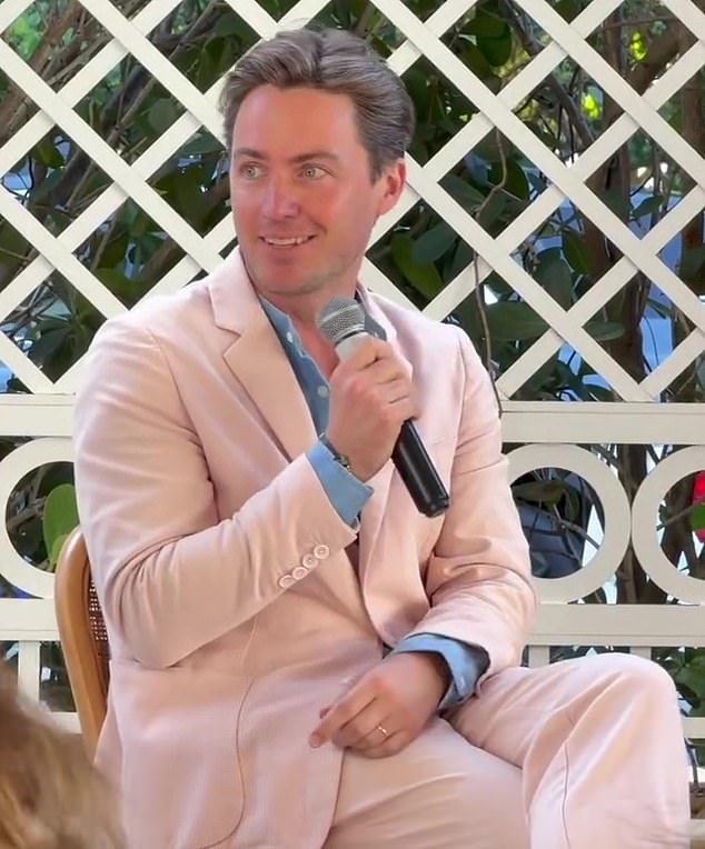Looking for all the world like a Miami Vice extra in a pastel pink suit and light blue shirt, Edo promoted his design company, spoke at a conference, and, judging by the copious snaps he posted on social media, had a jolly time in the sunshine