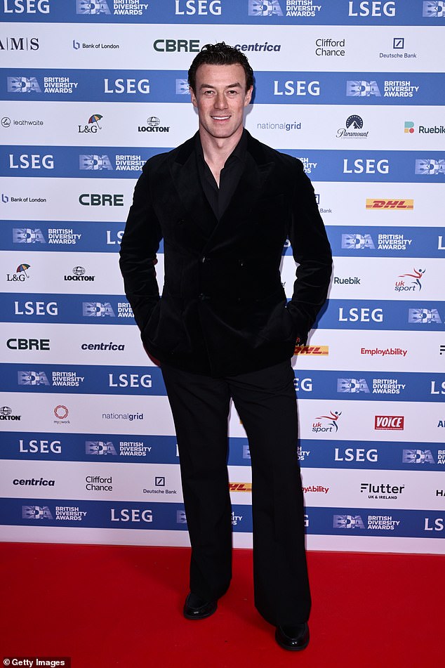 Pro dancer Kai Widdrington forgot about the Strictly bloodbath for one night and enjoyed an evening celebrating diversity