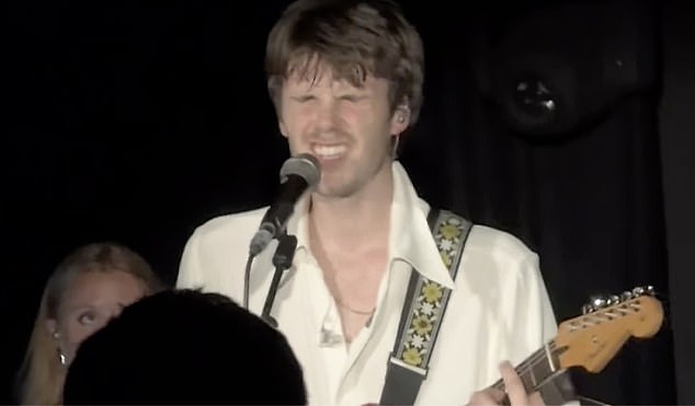 Emotions appeared to run high as Cruz pored over the track's chorus, which features the telling lyrics, 'Loneliest boy, mama don't talk too much, it's breaking her heart'