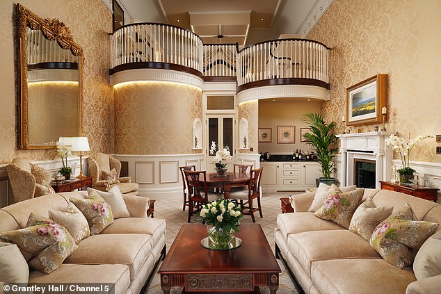 The fanciest - The Royal Suite, pictured - has even been known to bring guests to tears with its beauty