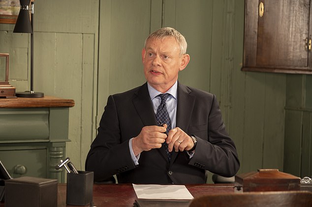 The couple worked together on Doc Martin, which ran for ten seasons between 2004 and 2022