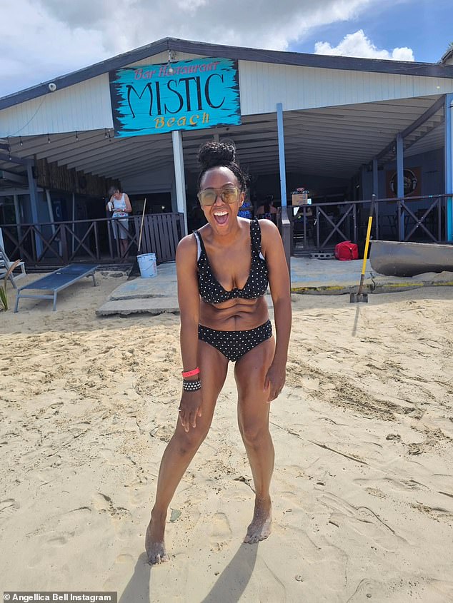 Angellica recently wowed fans with her incredible holiday snaps as she enjoyed a beach day in Antigua during her sun-soaked cruise getaway