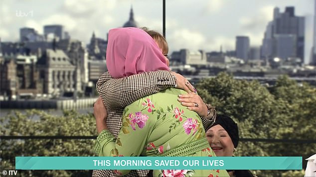 Debra Lamb, who was diagnosed with stage-four ovarian cancer after watching the show, met with Dr Nighat during the segment