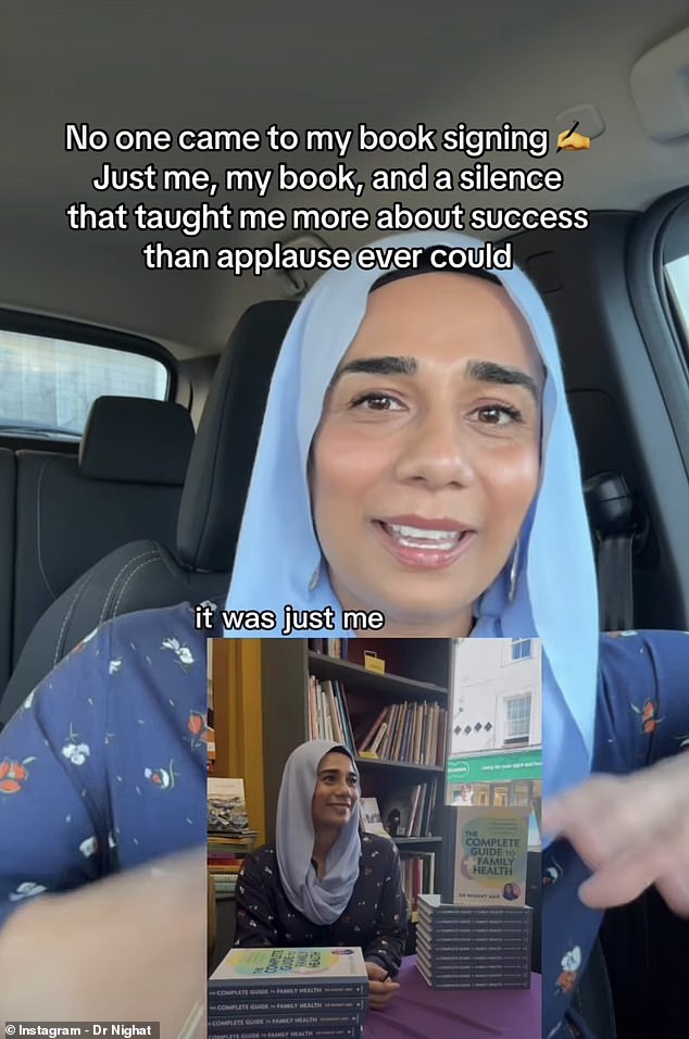 Dr Nighat, 42, who has been appearing on This Morning since 2019 to share health advice, insisted she was 'not upset' by the event in Chesham, and instead found it 'humbling'