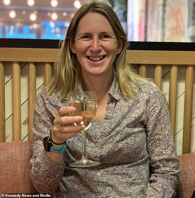 She was initially told to keep an eye on it for three months and said she wasn't 'overly worried'