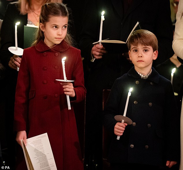 Writing in the latest installment of her Substack 'Fresh Hell', Ms Brown added that the future King wants to ensure that Charlotte, 10, and Louis, seven, 'will not fall victim to the same cycle of thwarted freedom' due to the historic heir and spare sibling rivalry