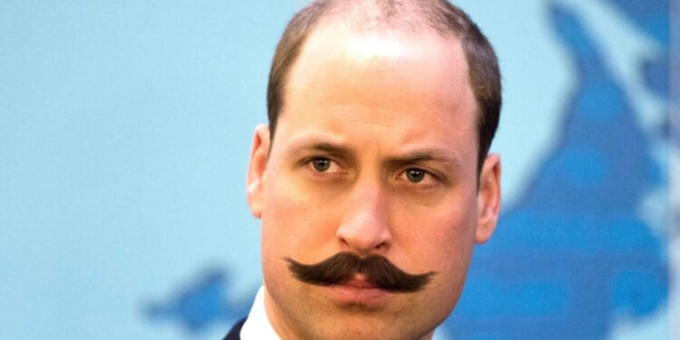 Prince William jokes he might ditch beard for a moustache after being inspired by troops during Army camp visit