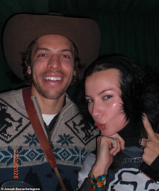 On May 3, Baena and his girlfriend, Dutch model Mel Randel (R, pictured February 20), will celebrate their third anniversary