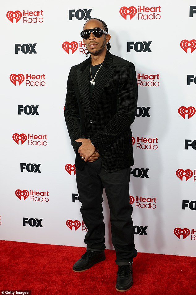 The night's host Ludacris looked sharp in all-black for the occasion