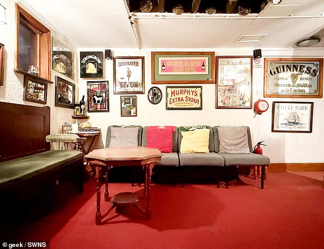 After dinner parties you can take guests down into the pub for a less formal setting