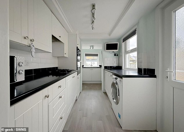 The home has the benefit of a modern kitchen too