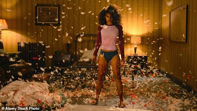 Zazie Beetz plays Asia, who escapes her abusive father but is racked with guilt for leaving her kid sister in his 'care' (pictured Zazie Beetz as Asia)