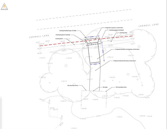 In planning documents, a representative of the Beckhams described it as a 'modest, sensitively designed conversion' (proposed improvements are pictured)