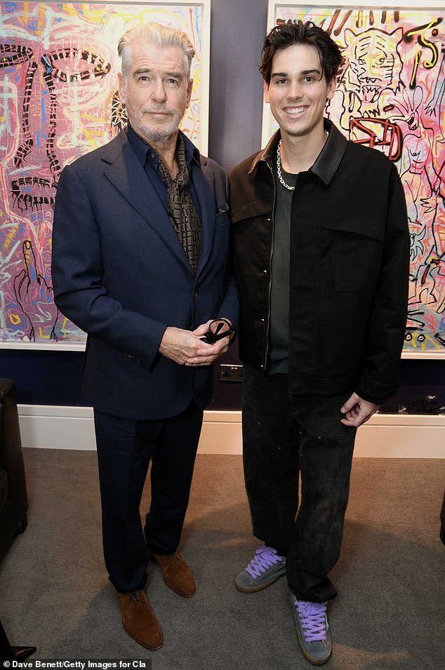 Brosnan has supported his son's passion for the arts