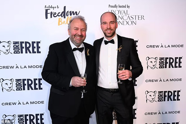 On Tuesday it was revealed that he had married his husband Ed Otter, who is 18 years his junior, following the end of his marriage to his wife