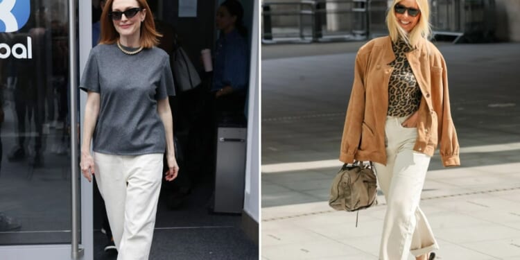 Best anti-ageing white jeans for your 40s, 50s, 60s from £25 pair that takes years off to leg-lengthening flares for £16