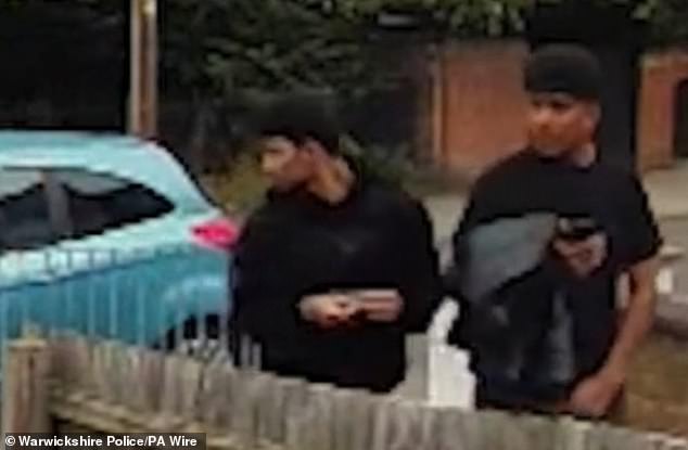 Ahmad Mulakhil and Mohammad Kabir seen by the park after the rape of a 12-year-old girl in Nuneaton