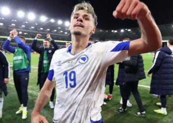 Bosnia star, 18, 'secures stunning transfer hours after breaking Wales hearts with winning World Cup play-off penalty'