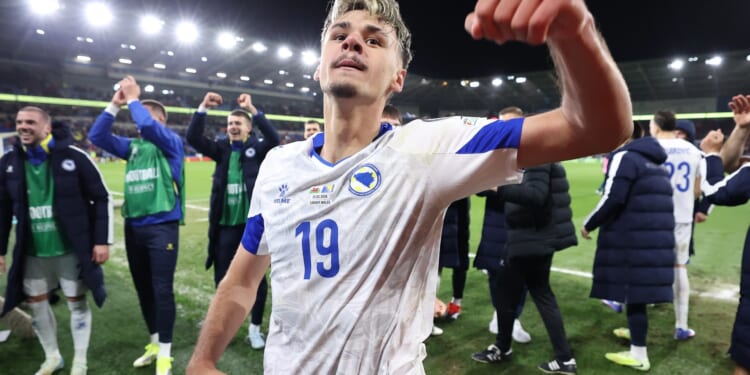 Bosnia star, 18, 'secures stunning transfer hours after breaking Wales hearts with winning World Cup play-off penalty'