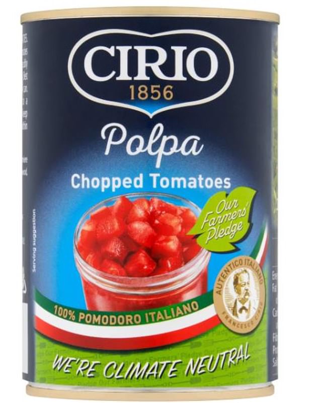 Cirio tomatoes 'smell like a burst of Italian summer', but are slightly sweeter than other brands
