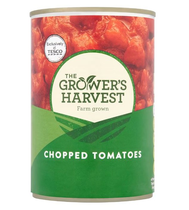 The flavour of Grower's Harvest chopped tomatoes is 'overwhelmingly acidic' and the pieces look like scraps