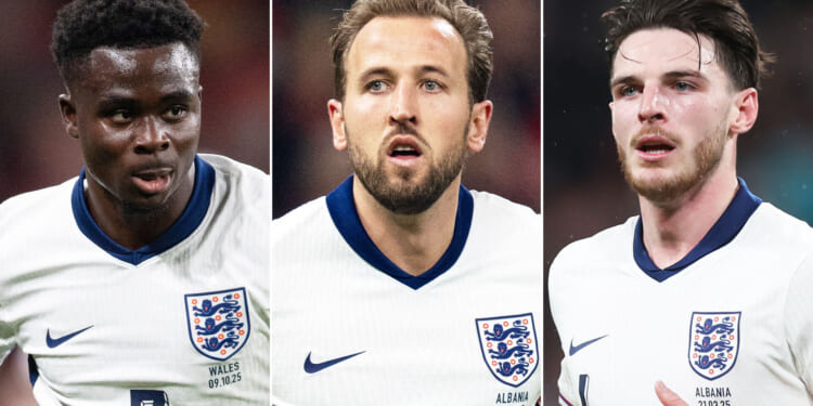 Why are Harry Kane, Bukayo Saka and Declan Rice not playing for England vs Uruguay?