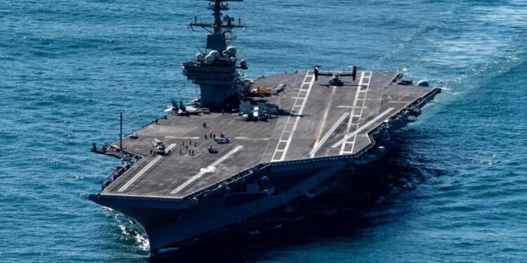 Trump 'sends third aircraft carrier' to Middle East as he reveals 'only 3,500 targets are left' in war against Iran
