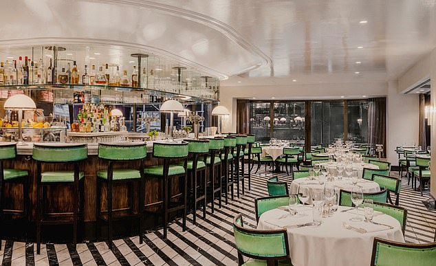 The gang followed the BBC Breakfast star as he left Cecconi's restaurant (pictured, file photo) with a friend, who also ended up being robbed, before attacking